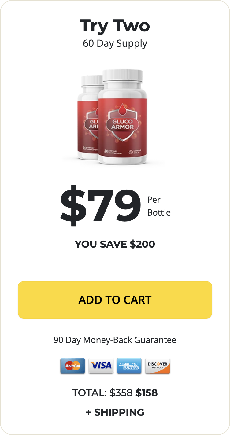 Gluco Armor 60 day supply